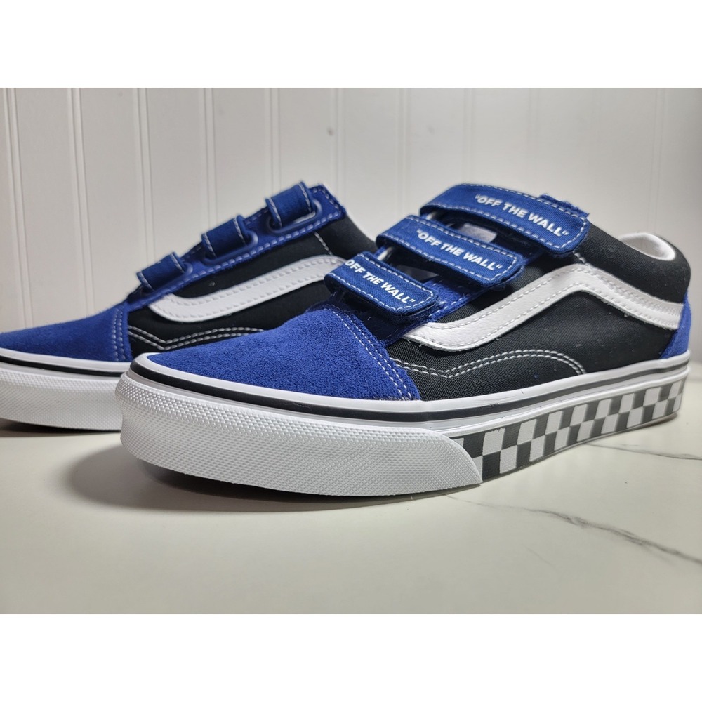 Size 6 Men VANS Old Skool‎ V OTW Strapped  Estate Blue Rare Find New With Box